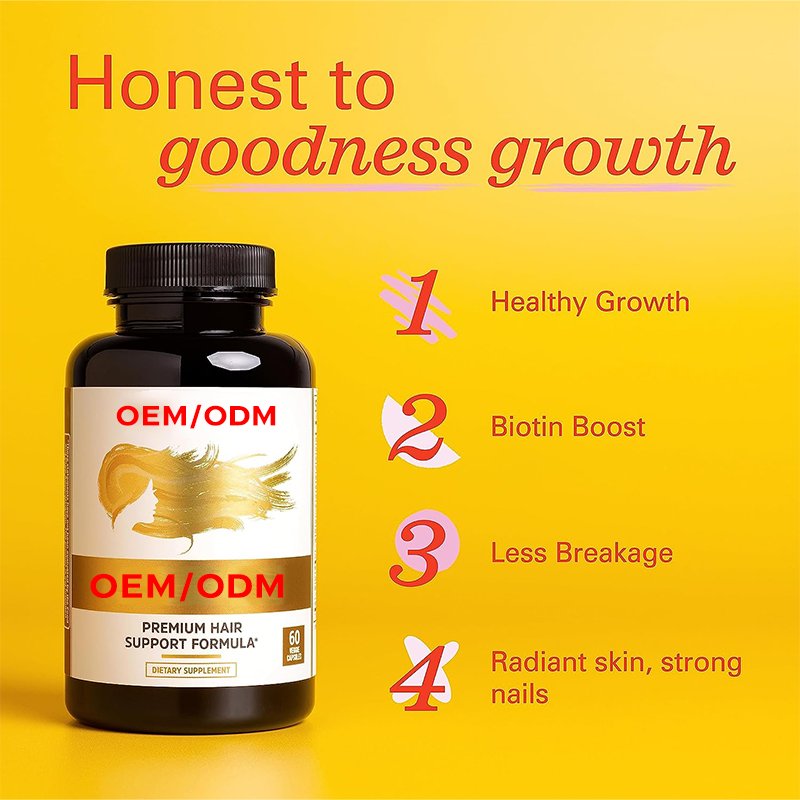 Hair Growth Supplement with Biotin 5000mcg,Collagen, Keratin, Vitamin A, C, D3 & B12 Capsules