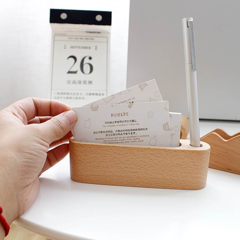 Wood Wedding Place Card Holders Wooden Card Stand for Table Numbers Wooden base