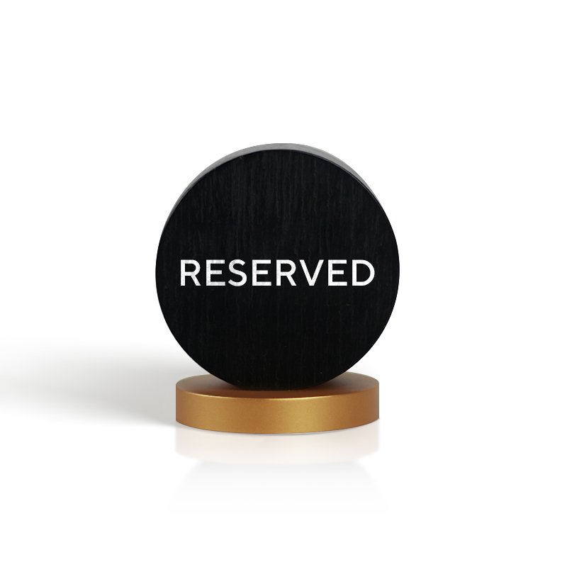 Factory Direct Customizable Wooden Table Numbers Place Cards round Pattern Wedding Restaurant Bars Cafe Hotel Sign Custom Logo