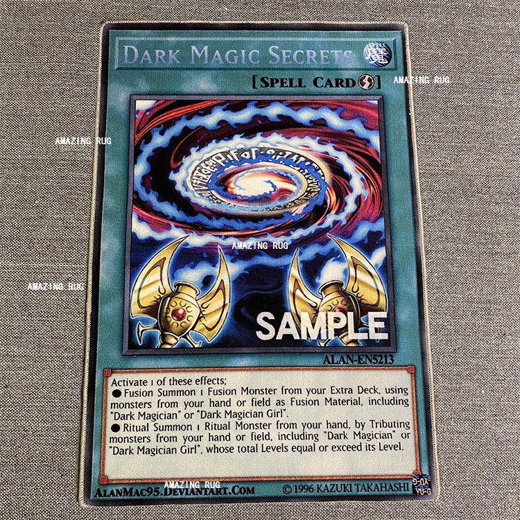 Dark Magician Blue-Eyes White Dragon Card Rugs Hype Beast Anime Manga Custom Hype Beast Custom Blanket Area Rug