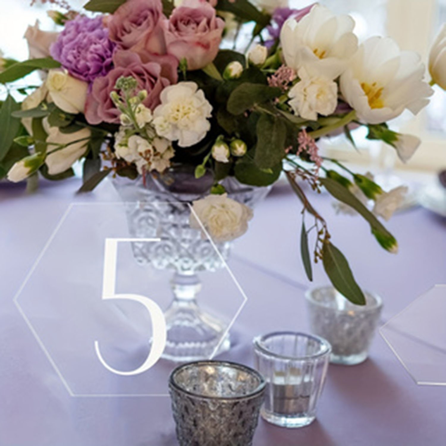 Clear Acrylic Place Cards, Hexagon Acrylic Blanks, Acrylic Name Plate, Acrylic Seating Chart for Wedding, Table Setting
