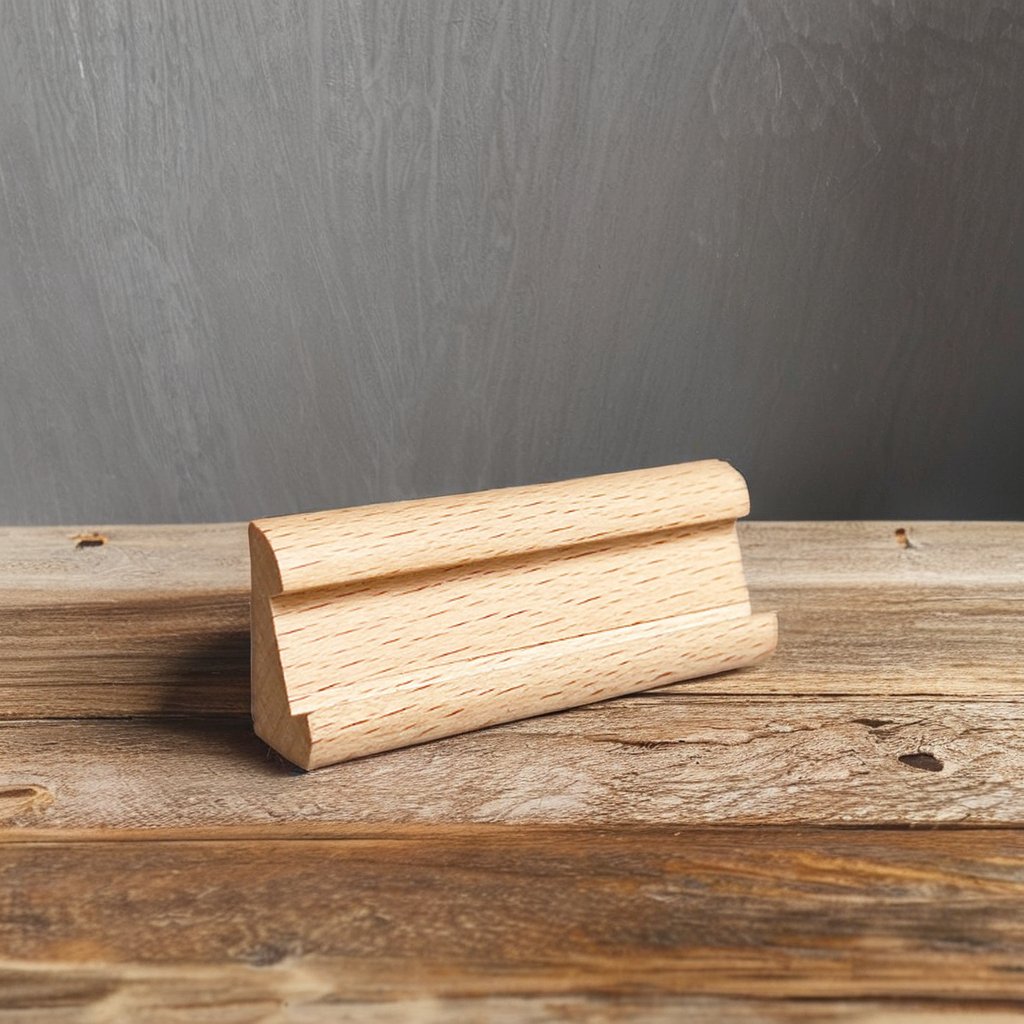Custom beech Wood Display Stand for price tag Natural Wooden Place Card Supermarket Sign Wooden Price Tag