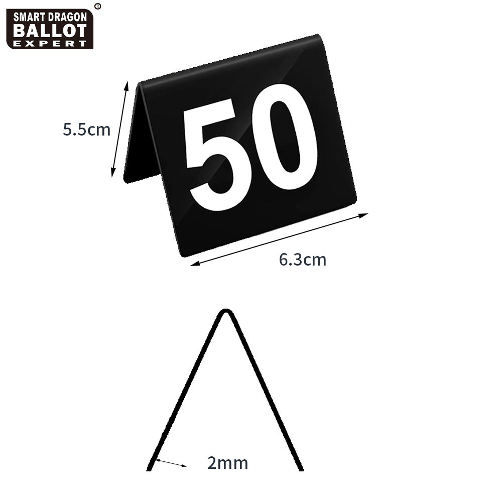 Number Signs Table Seating Place Card Hotel Room Number Sign for Election
