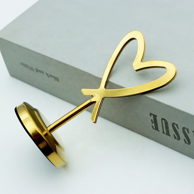 Stainless Steel Place Card Holder Metal Table Number Holder For Wedding Party