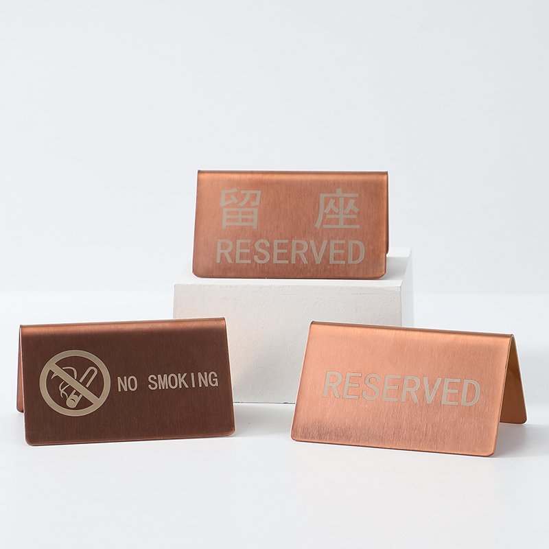 Metal restaurant table number Sign High quality wedding table number stands Golden Finished Table sign place cards for event