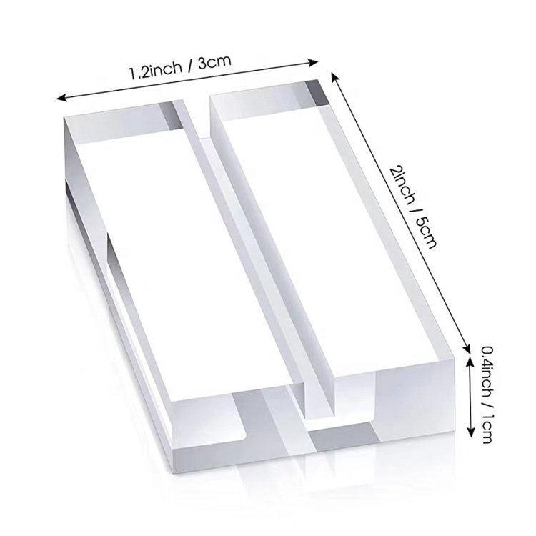 JERY Customizable Acrylic Stands Place Card Holders Wedding Sign Holders Table Numbers Display Stand Holders