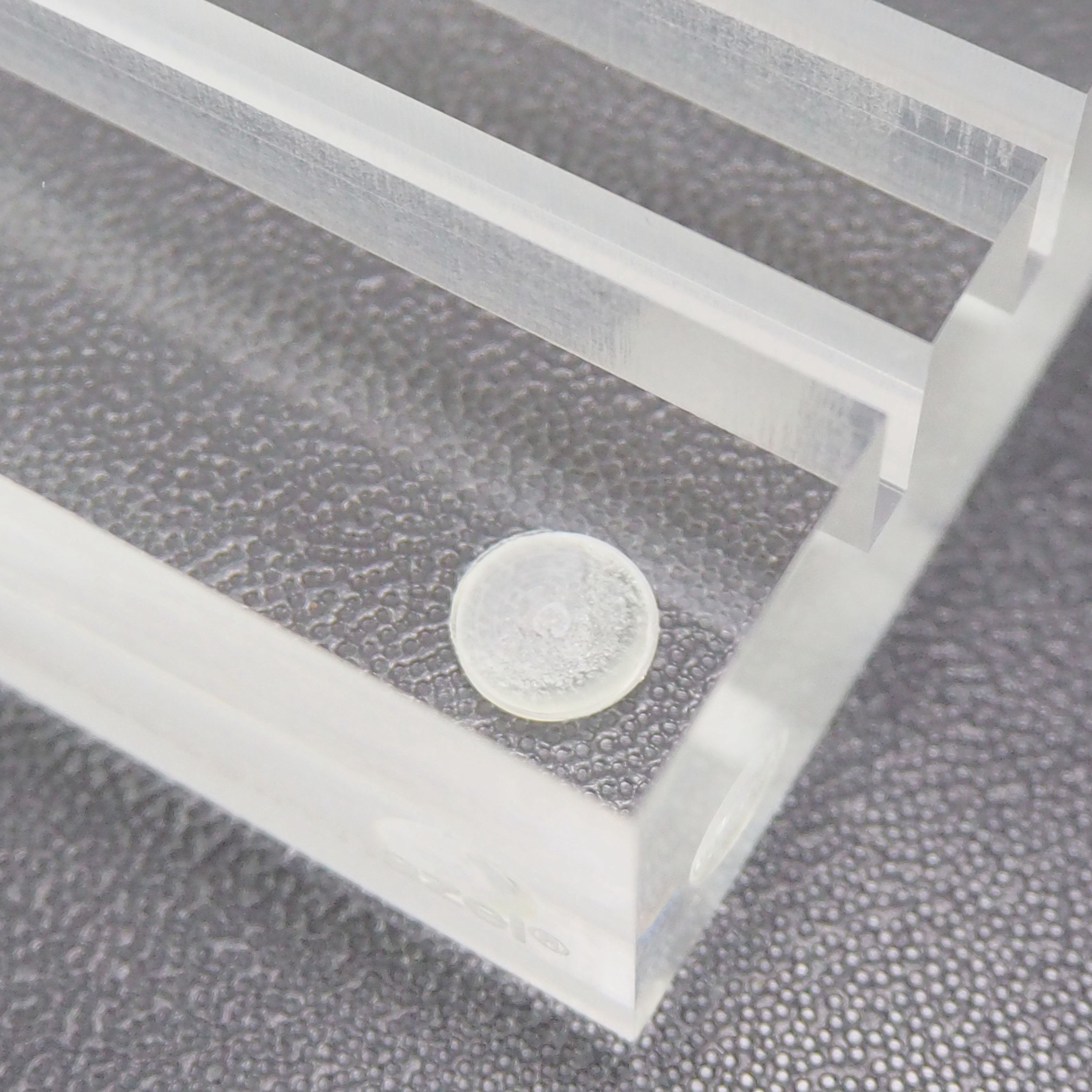 Clear Acrylic Sign Holder Stand Slot Base on Table, for Wedding Sign Place Cards, Display Acrylic Sheets