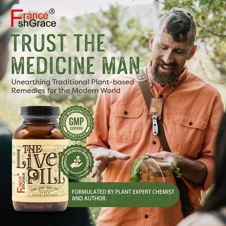 120 Capsules Liver Pill Herbal Liver Cleanse Detox & Repair Pills with Burdock Root Milk Thistle Rosemary and Flax Seed