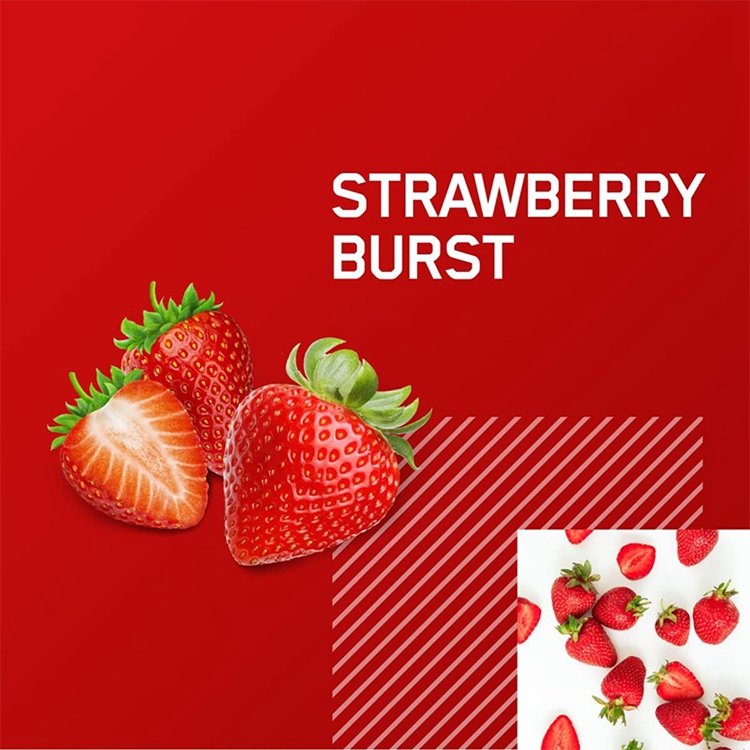 Caffeine for Pre-Workout Energy and Amino Acids/BCAAs Strawberry Burst Amino Energy Plus Electrolytes Energy Drink Powder