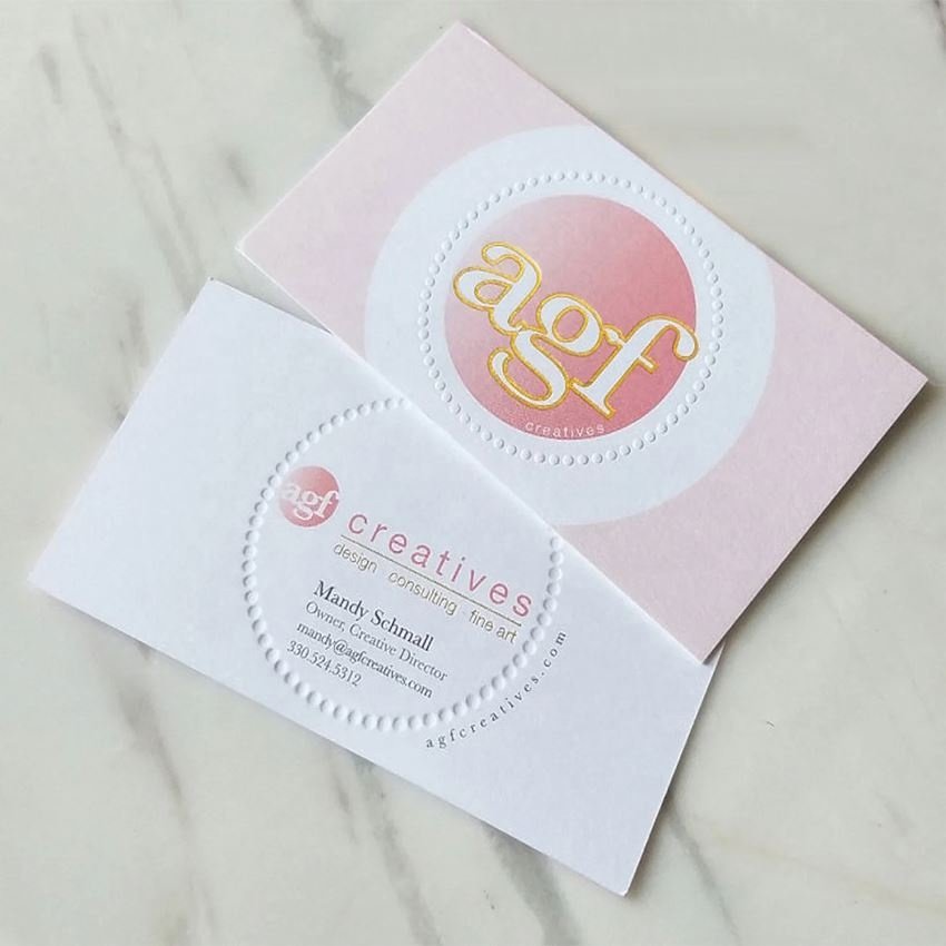 Custom Printing Gold Foil Small Business Thank You Note Cards For Shopping Paper Thank You Card