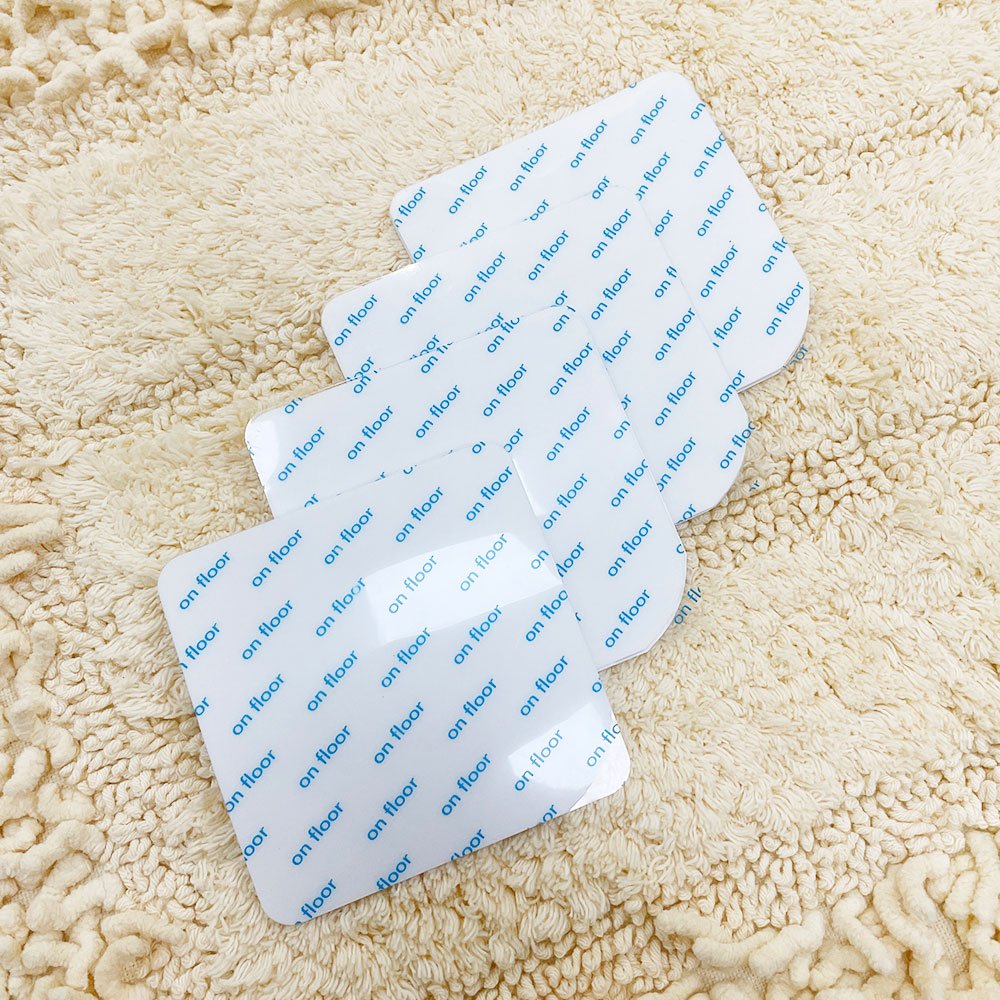 8PCS Anti Curling Rug Gripper Premium Carpet Gripper Washable Gripper Vacuum Tech Keep Rug in Place Anti-Slip Rug Grips