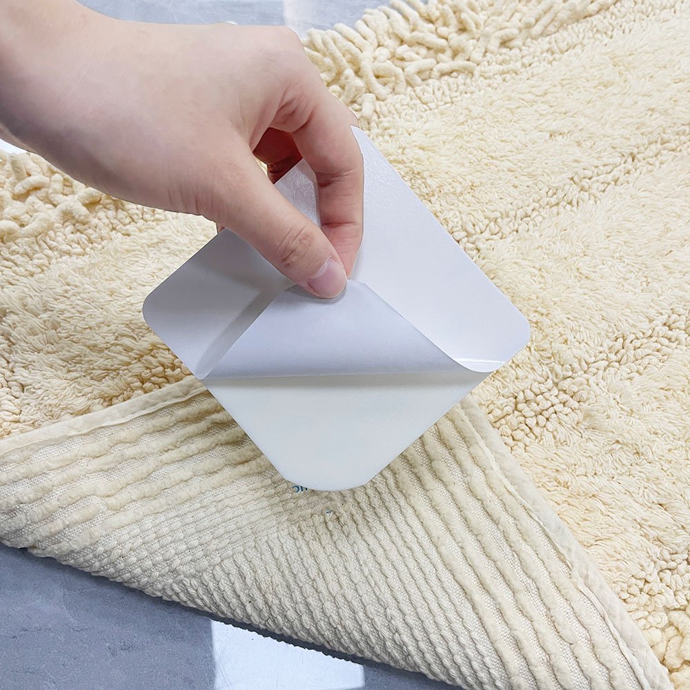 8PCS Anti Curling Rug Gripper Premium Carpet Gripper Washable Gripper Vacuum Tech Keep Rug in Place Anti-Slip Rug Grips