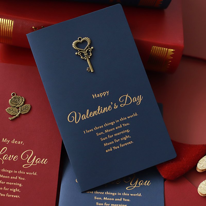 Customized Heartwarming Happy Valentine's Day Unique Confession Card Romantic I Love You Greeting Cards