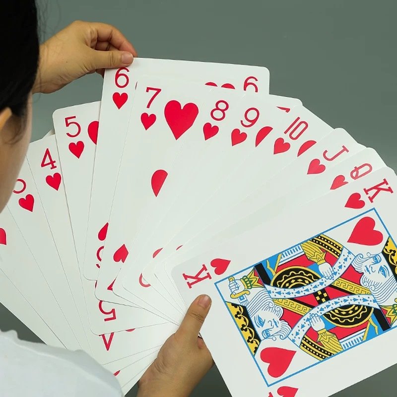 Oversized Creative Playing Cards 24569 Times Netflix Funny Wedding Entertainment Paper Material Large Poker Playing Cards