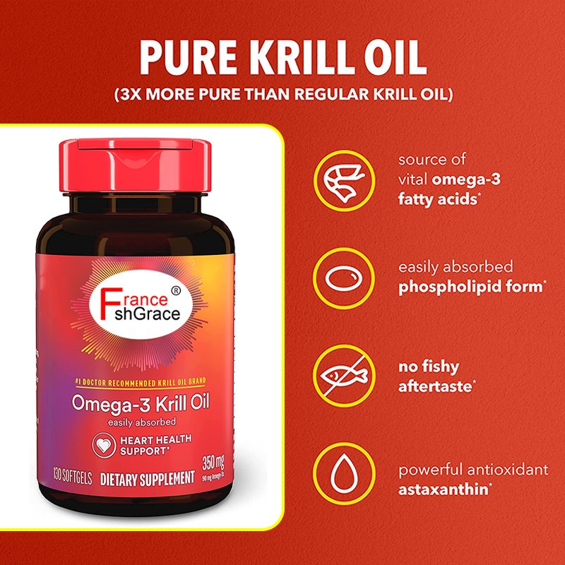 Krill Oil 350mg Omega 3 softgel