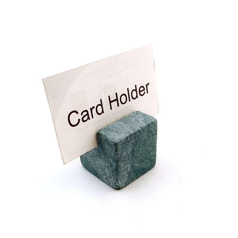 HZX stone Name Place Card Holders marble Table Number Stand Decorative Card Holder Wedding Display Stand