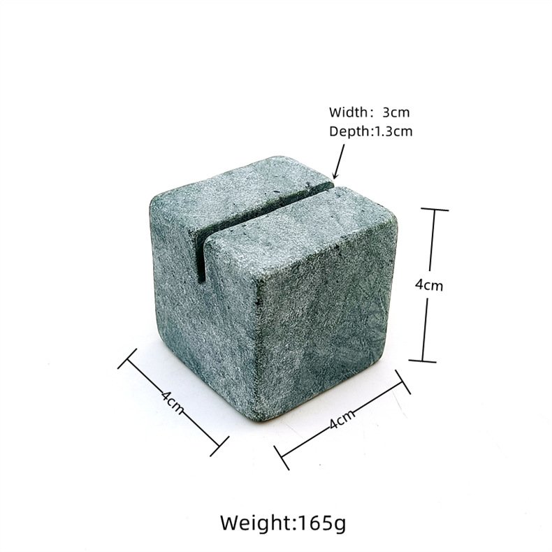 HZX stone Name Place Card Holders marble Table Number Stand Decorative Card Holder Wedding Display Stand