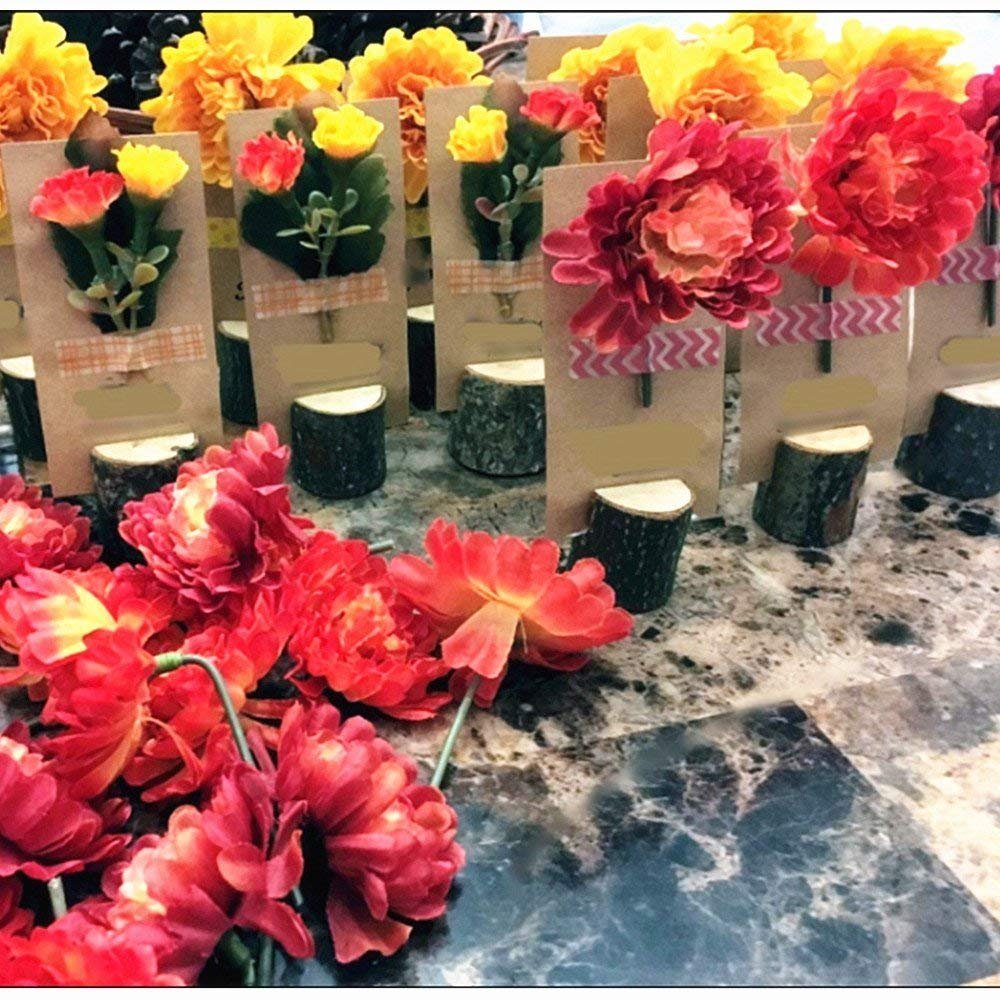 Rustic Wood Table Numbers Holder Wood Place Card Holder Party Wedding Table Name Card Holder Memo Note Card
