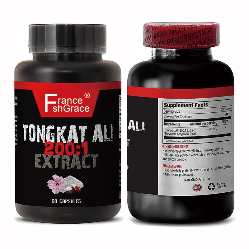 Tongkat Ali Eurycoma longifolia Extract Capsules men's health supplement boost energy and strength