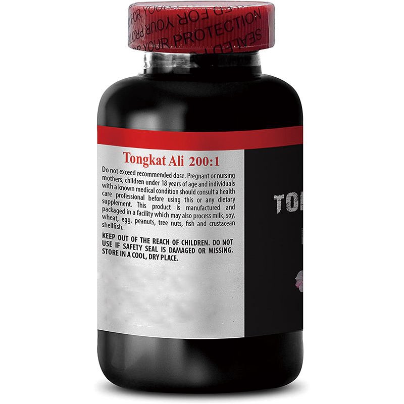 Tongkat Ali Eurycoma longifolia Extract Capsules men's health supplement boost energy and strength