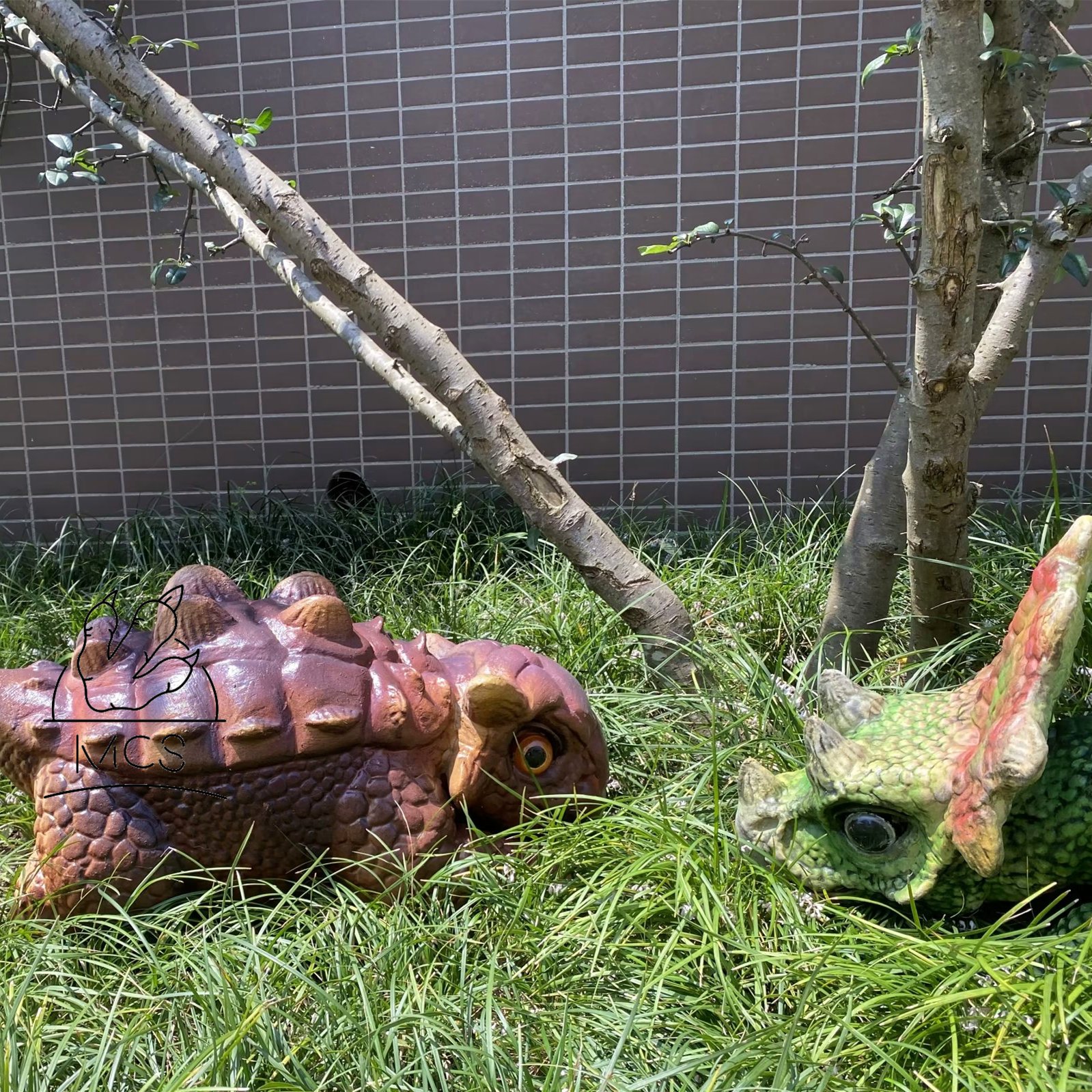 MCS-Ankylosaur Dinosaur baby hand puppet is the best gift for kids birthday