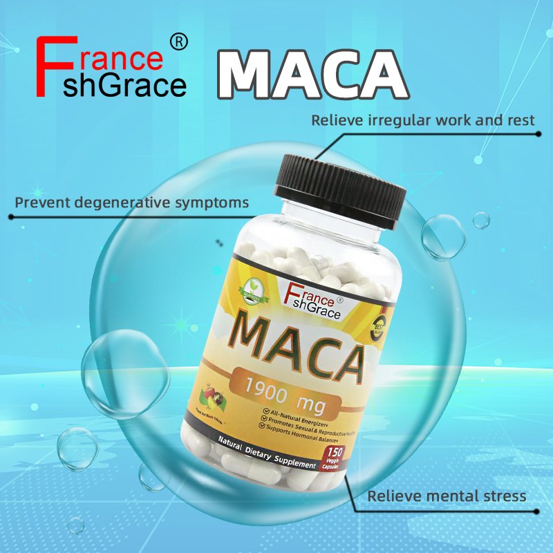 Organic supplement maca plus capsules strong pills maca root capsule