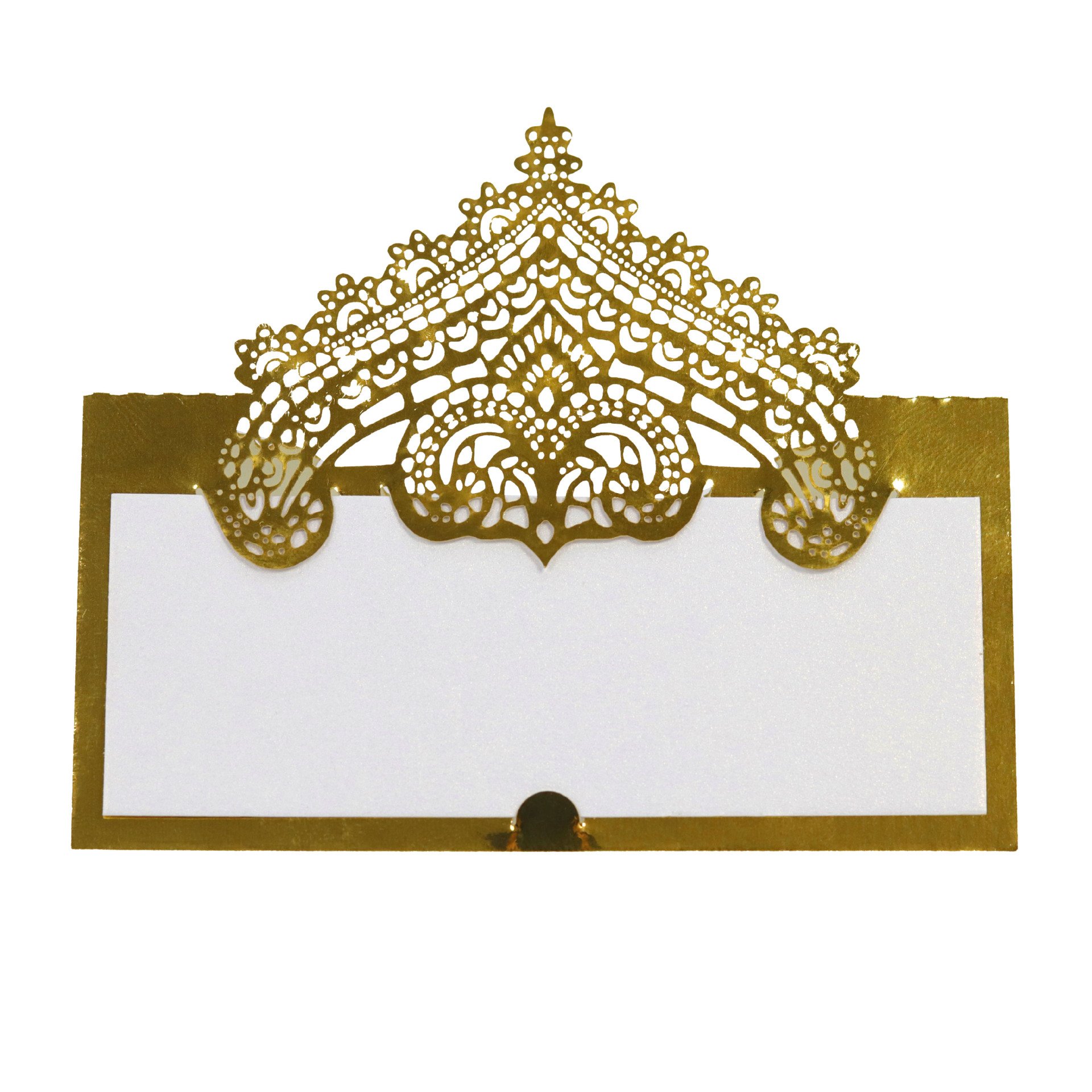 Cross-Border Three-Dimensional Lace Seat Laser Hollow Holiday Handwriting Wedding Table Name Card In Stock