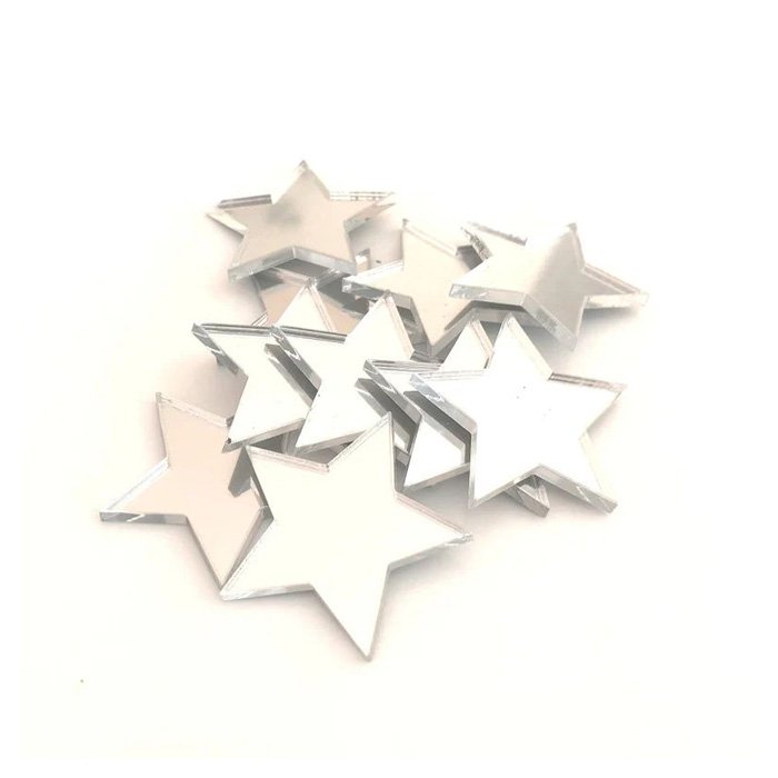 Custom Design Shape Laser Cut Mirror Acrylic Name Words Place Cards