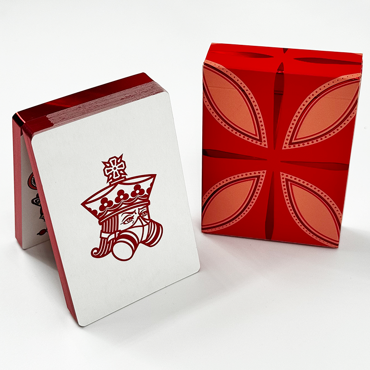 Wholesale Custom Design Paper Playing Cards Game Gold Poker Cards With Your Own Logo Design