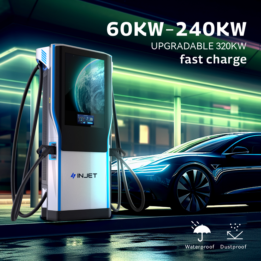OCPP1.6J OCA Electric Car Charger 7-320kw Dynamic Load Balancing Commercial Electric Car Charging With Pos Credit Card