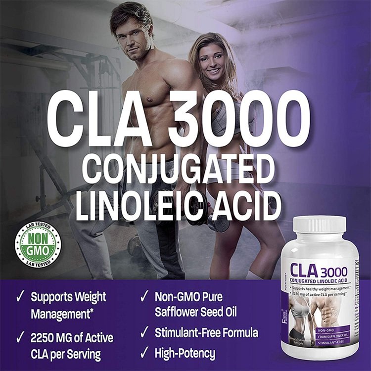 Stimulant-free CLA 3000 Conjugated Linoleic Acid Supports healthy weight management
