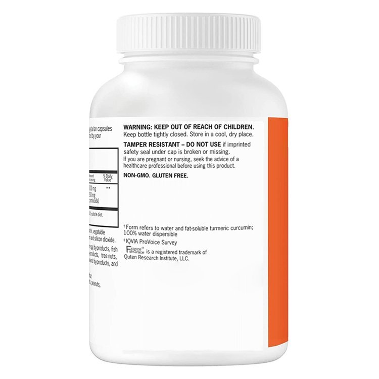 120 Vegetarian Capsules Dietary Supplement Ultra High Absorption Curcumin Complex