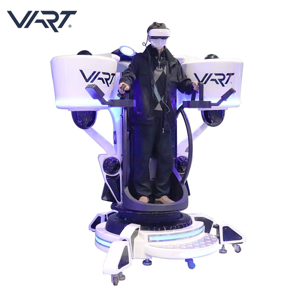 VART Original Crazy Virtual Reality Flight Shooting Game Machine 9D VR Flying Simulator for VR Arcade