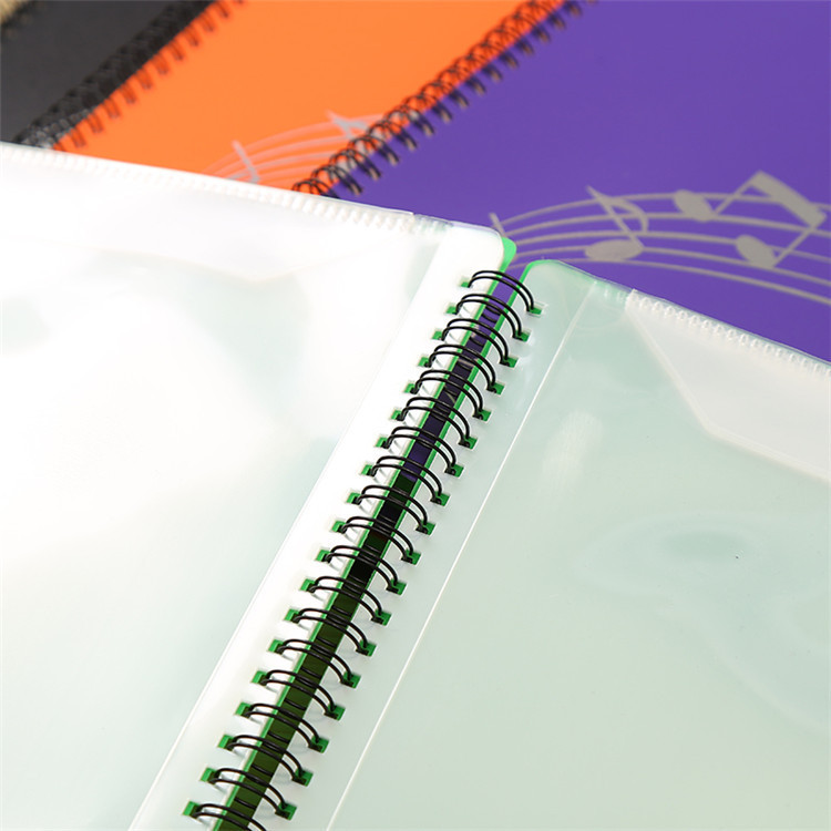 A4 Sheet Music Folder Can Be Modified Sheet Music Folder Non-Reflective Student Music Spectrum Loose-Leaf Binder 20/30 Pagesf