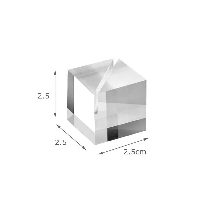 Acrylic Slotted Stand Name Card Holder Base Transparent Lucite Place Card or Business Card Holder