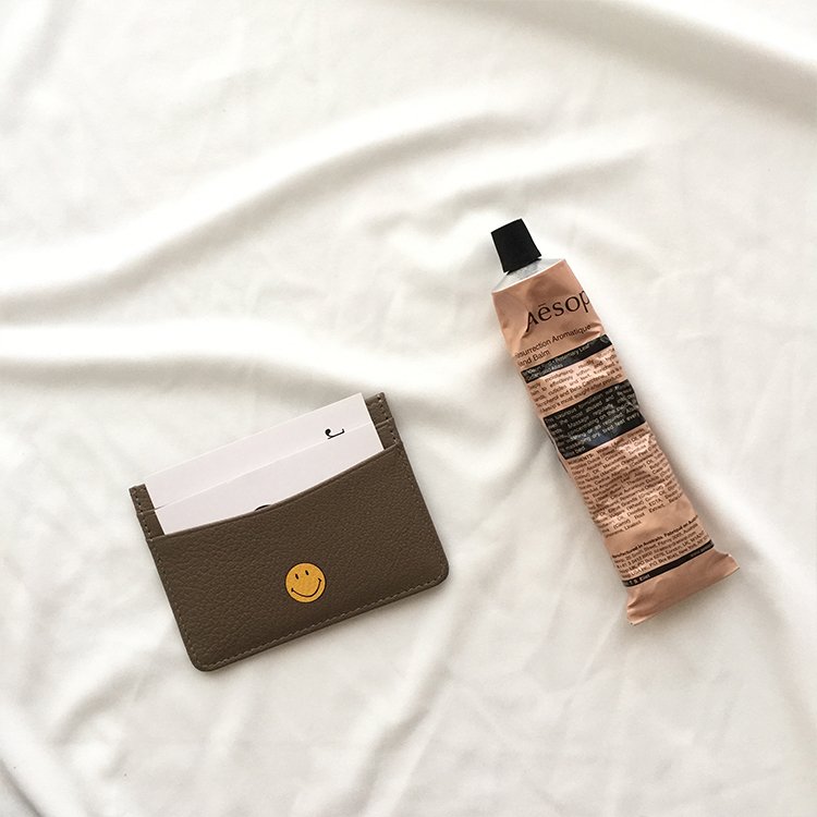 Good quality custom leather place card holder handmade