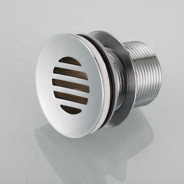 Hot sales Open Waste Brass Material Grid Drain Sink Basin Waste with Public places