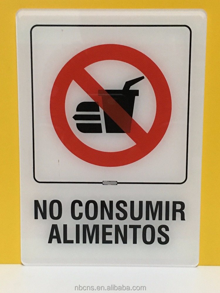 Public Place Safety Acrylic Signs