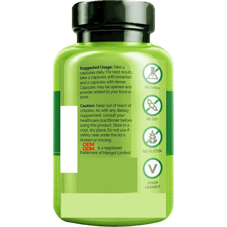 120 Vegan Friendly Capsules Bone Strength Whole Food Supplement for Bone Health