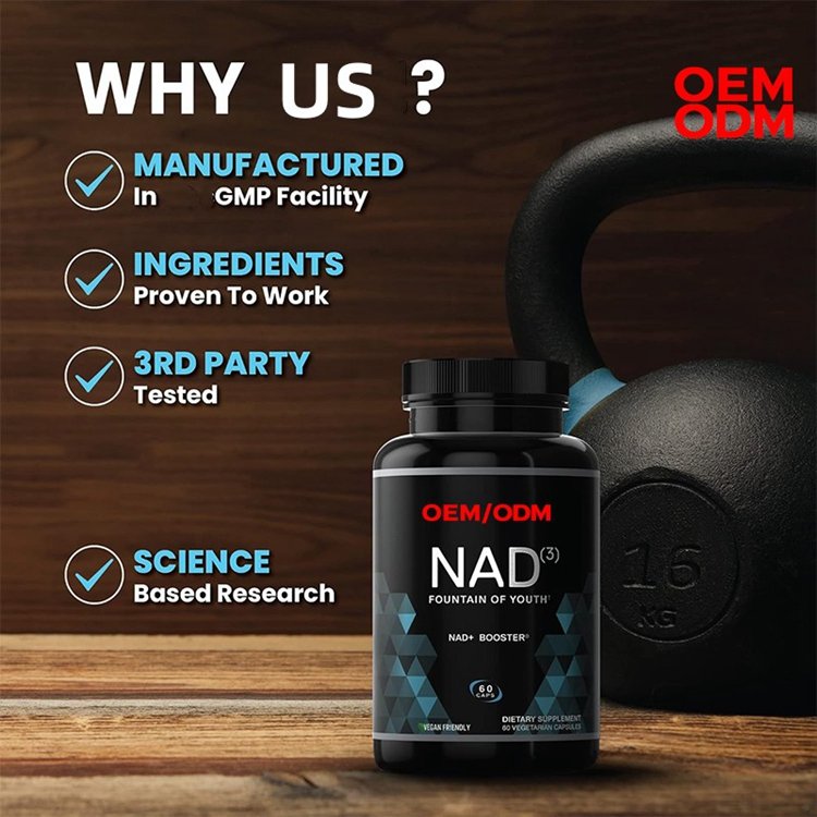 Nicotinamide Riboside Alternative 60 Veggie Capsules NAD+ Booster (NAD3) NRF2 Activator Anti Aging Cell Booster NAD Supplement