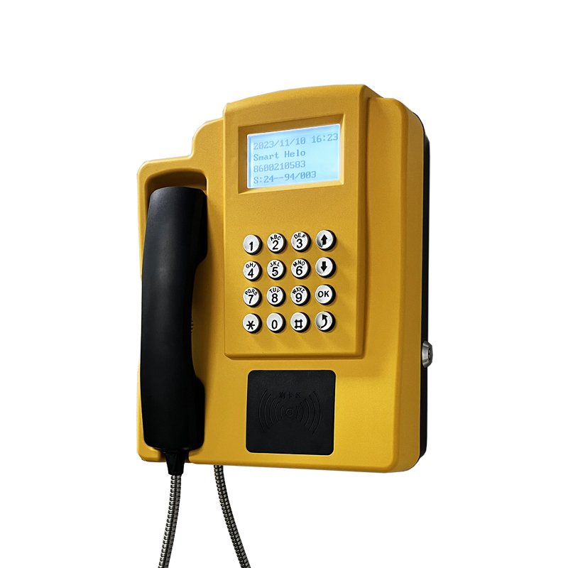 New Products 2024 VoIP RFID Card Public 4G Pay Phone in School Outdoor Place