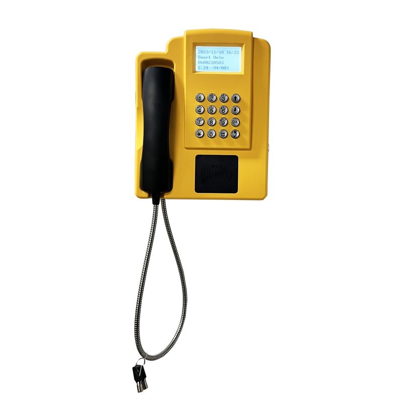 New Products 2024 VoIP RFID Card Public 4G Pay Phone in School Outdoor Place