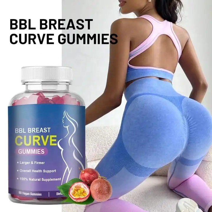 OEM/ODM Butt And Hips Enlargement Gummies Maca Pills Gummies For BBL breast and butt enhancement curve gummies
