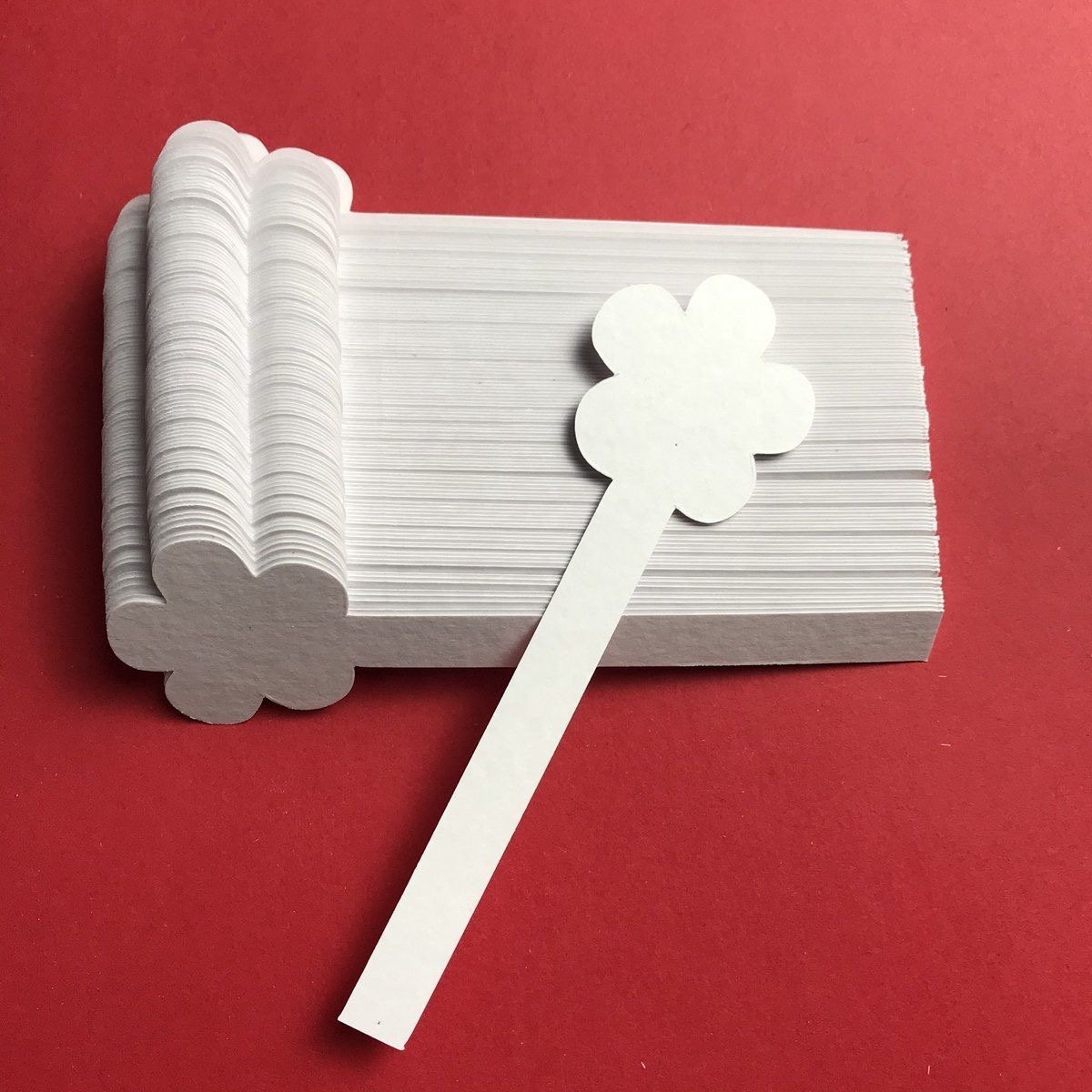 Customized scented paper floral aromatherapy essential oil test strip Car mounted fragrance expanding strip