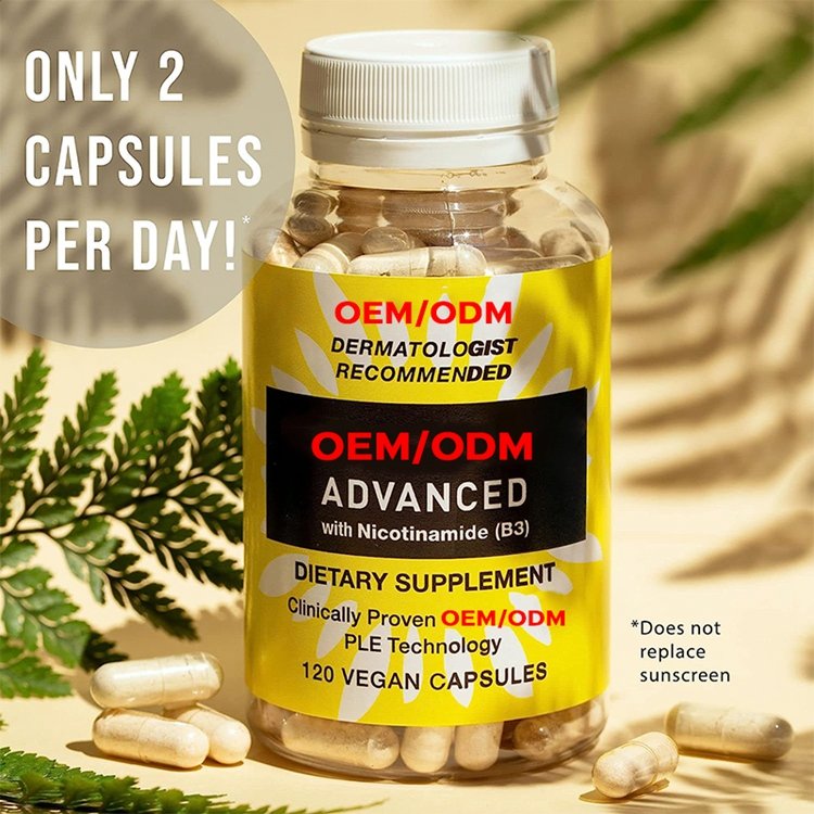Nicotinamide B3 Supplement 120 Vegan Capsules for Skin Cell Health W Antioxidant Rich Vitamin B3 Niacin