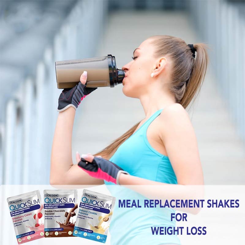 OEM Hot Sell Quick Slim Meal Replacement Shake for Fat Loss Protein Vitamins & Minerals Slim Supplement