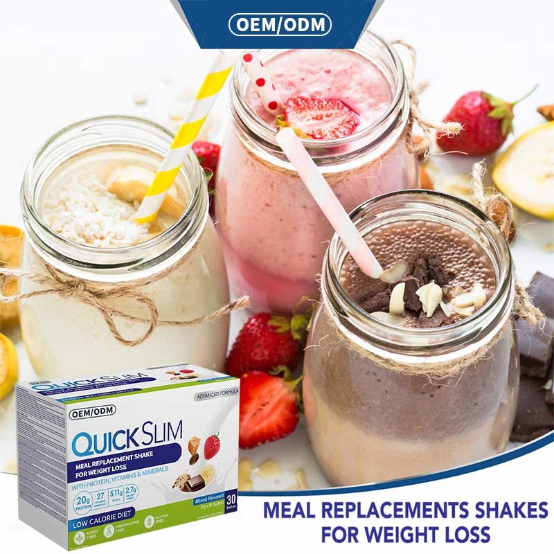 OEM Hot Sell Quick Slim Meal Replacement Shake for Fat Loss Protein Vitamins & Minerals Slim Supplement