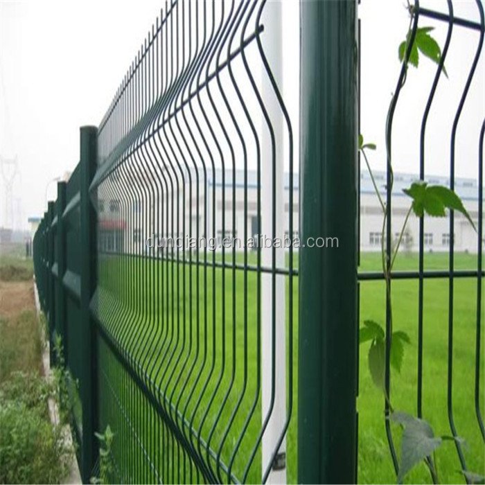 Customized metal galvanized 3D curved fence panels for enhanced garden security