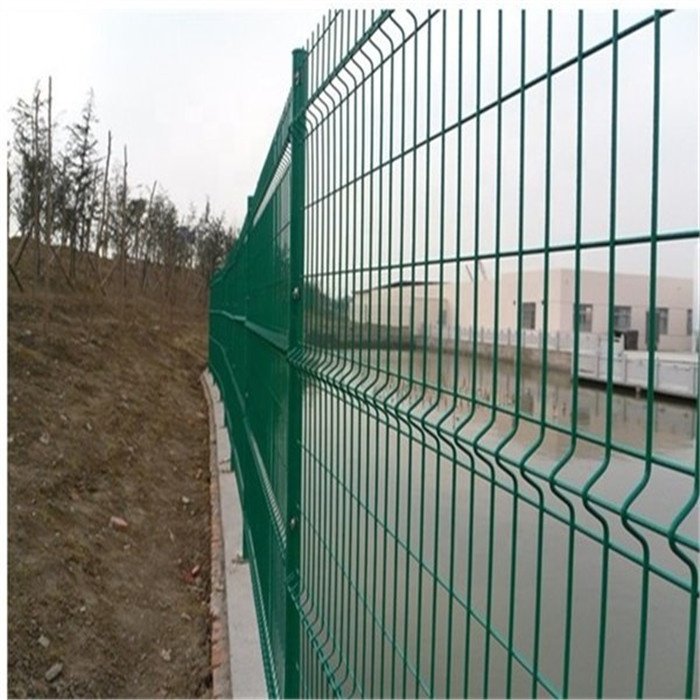 Customized metal galvanized 3D curved fence panels for enhanced garden security