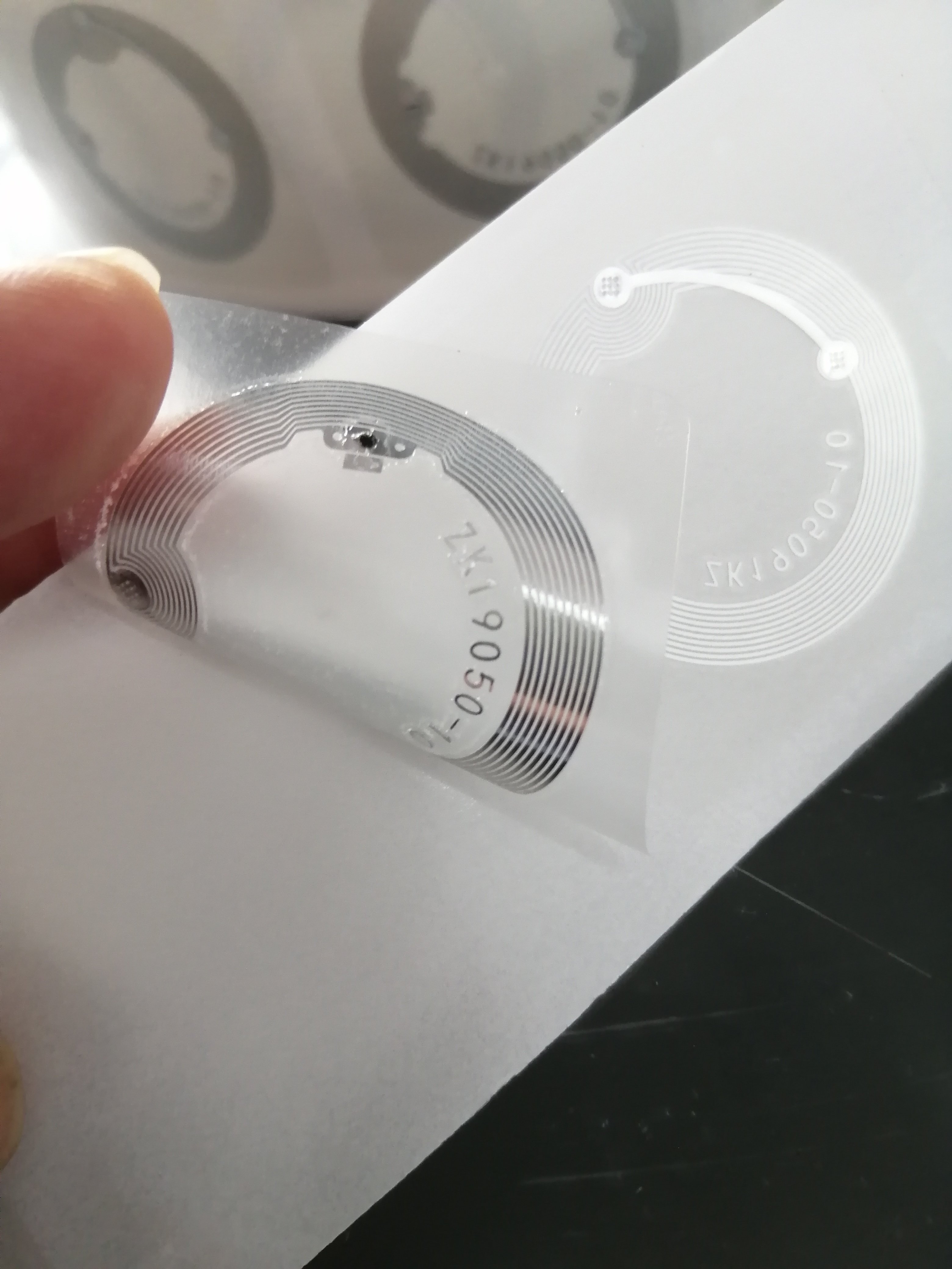 Promotion HF tag 13.56MHz ISO15693 smart retail rfid tag chip wet inlay